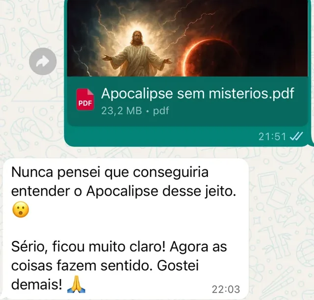 Depoimento: 'Nunca pensei que conseguiria entender o Apocalipse desse jeito'